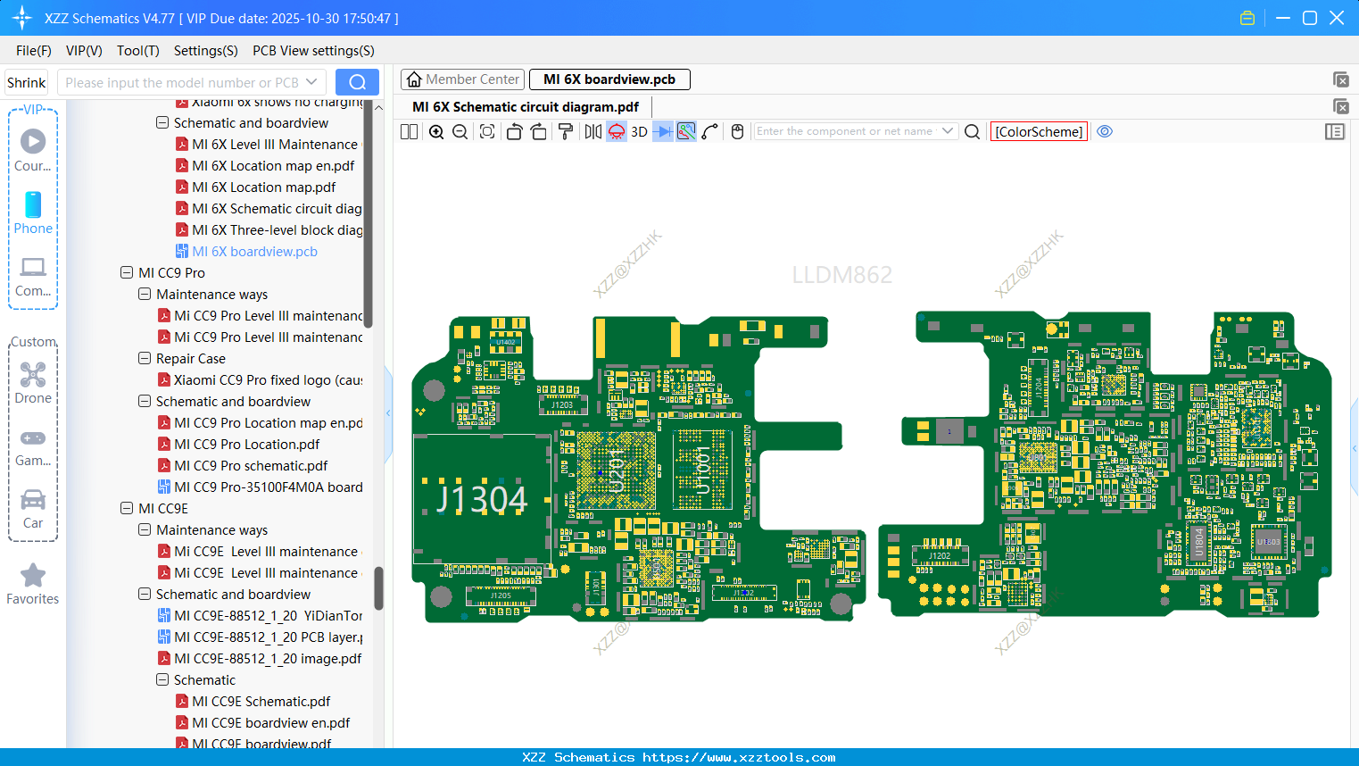 Xiaomi MI 6X Boardview